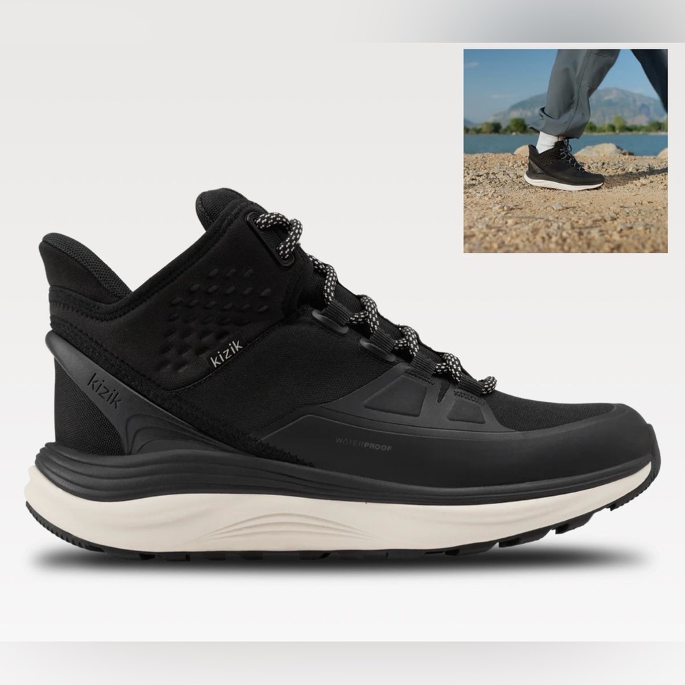 Women’s KIZIK London mid Black Waterproof boot
